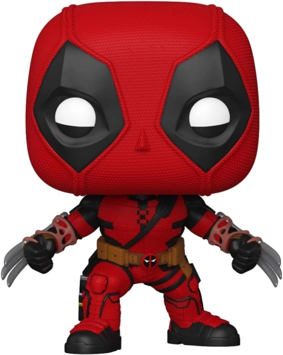 marvel: deadpool & wolverine - deadpool w/claws 9 cm - funko pop! 1583