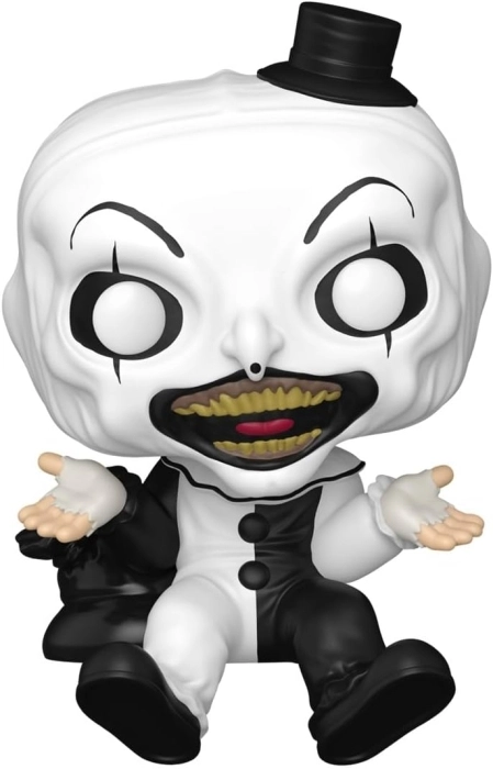 movies: terrifier - art the clown (sit) 9 cm - funko pop 2011