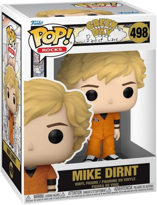 rocks: green day - mike dirnt (basket case) 9 cm - funko pop 498
