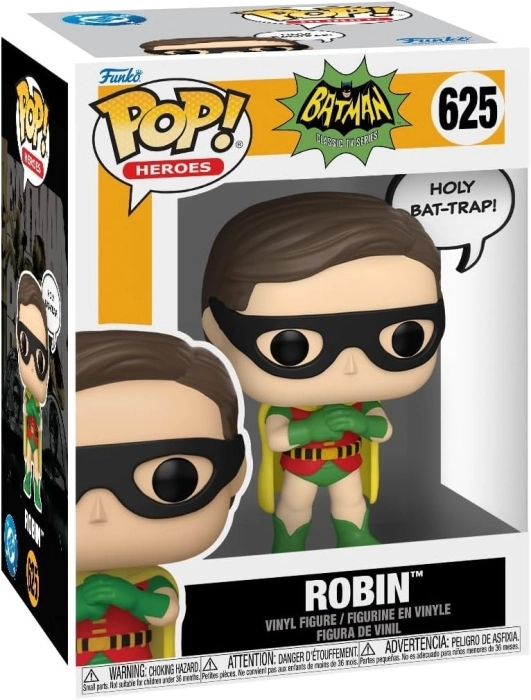 heroes: batman 1966 - robin 9 cm - funko pop 625