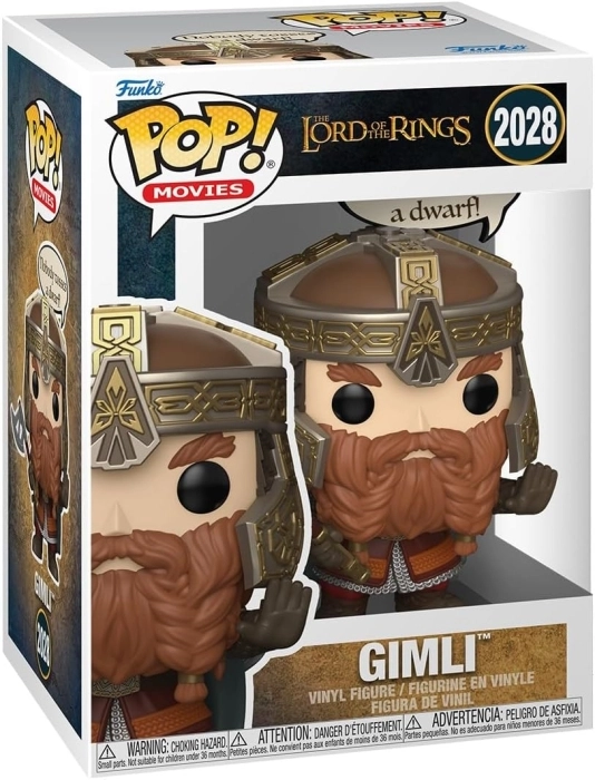 sayings: lord of the rings - gimli 9 cm - funko pop 2028