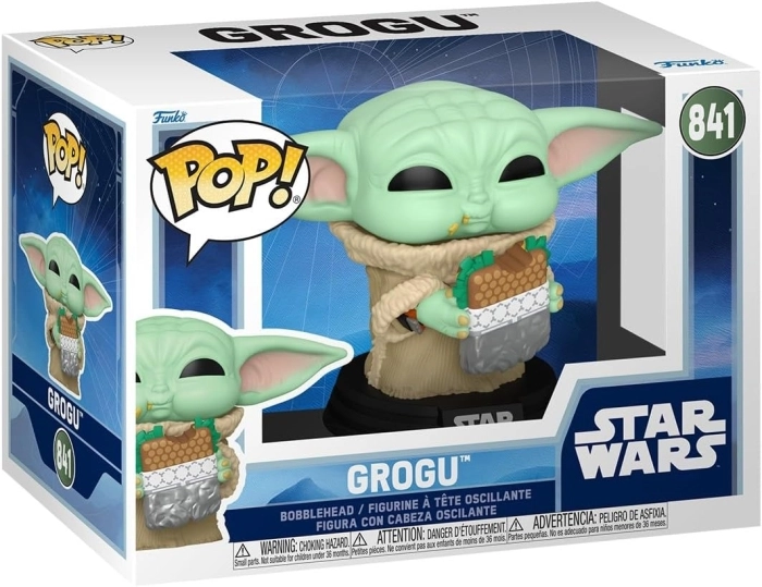 star wars: the mandalorian and grogu - grogu 9 cm - funko pop 841
