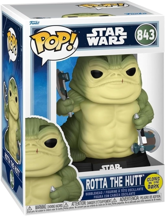 star wars: rotta the hutt 9cm - funko pop! 843