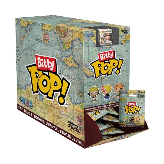 bitty pop - one piece - 1 personaggio assortito 3cm - funko pop!