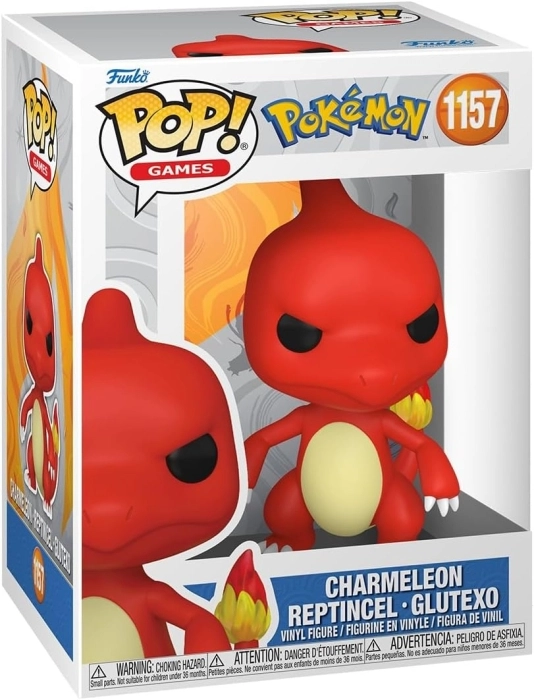 pokemon - charmeleon 9cm - funko pop! 1157