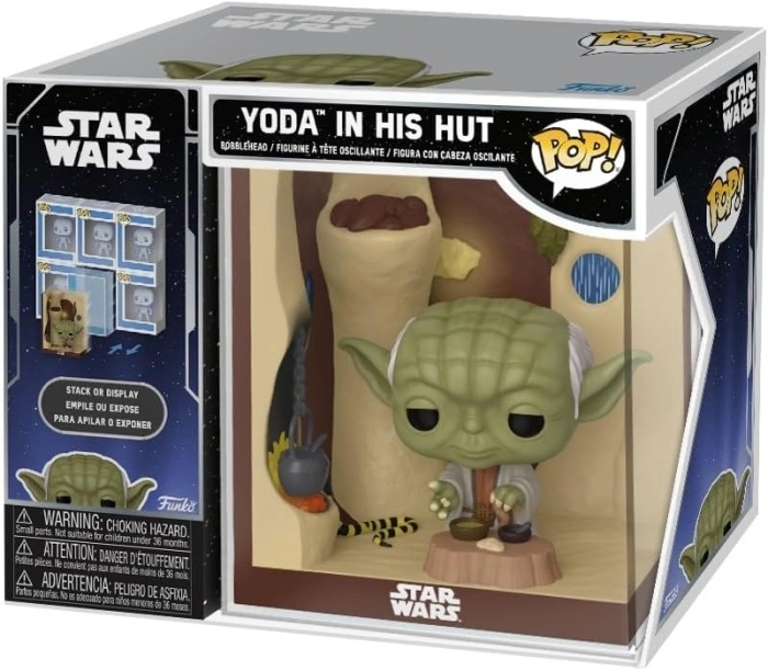 star wars - yoda in his hut - funko pop! nooks