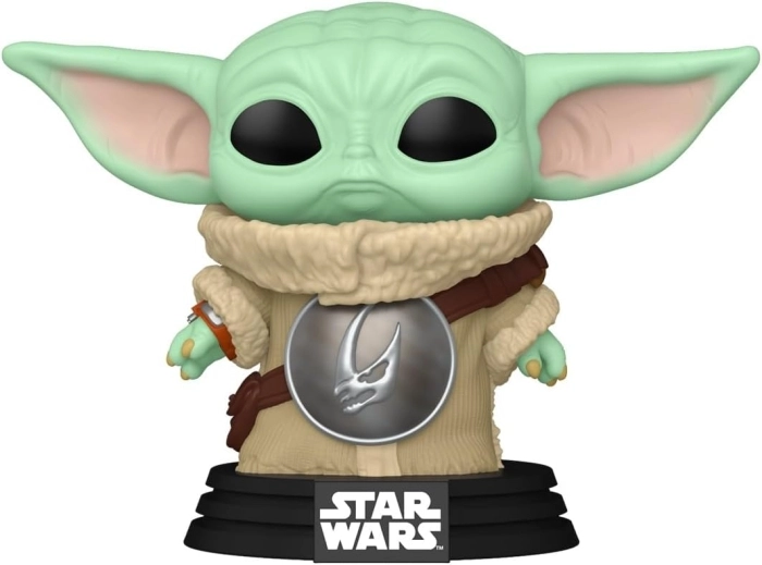 pop star wars: mandalorian & grogu 9 cm - funko pop 819