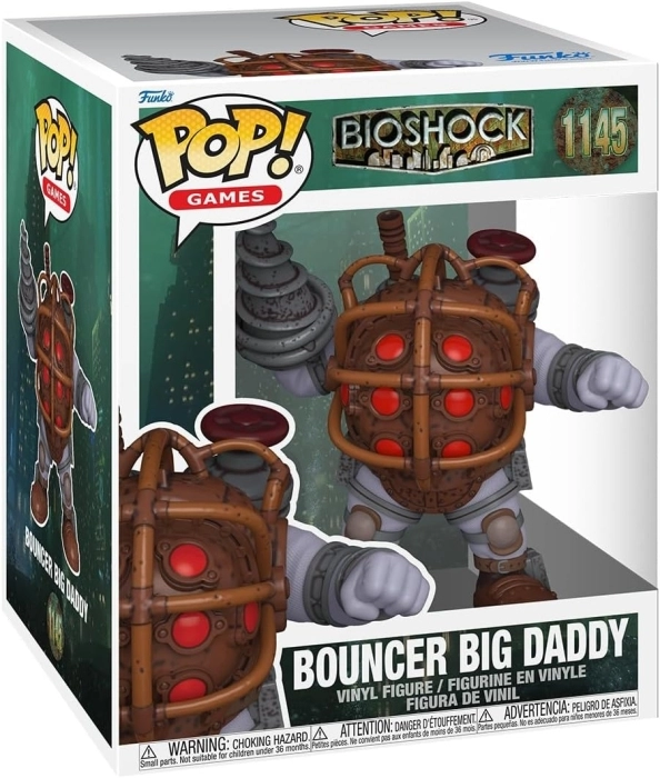 bioshock: bouncer big daddy 9cm - funko pop