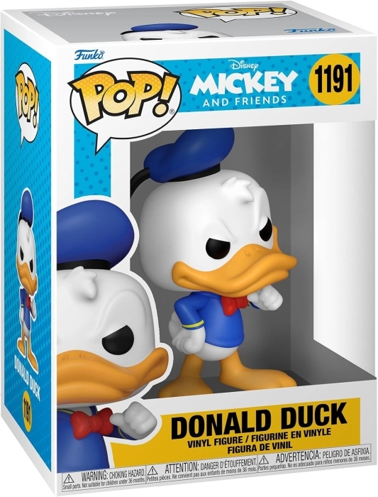disney mickey and friends - donald duck 9cm - funko pop! 1191