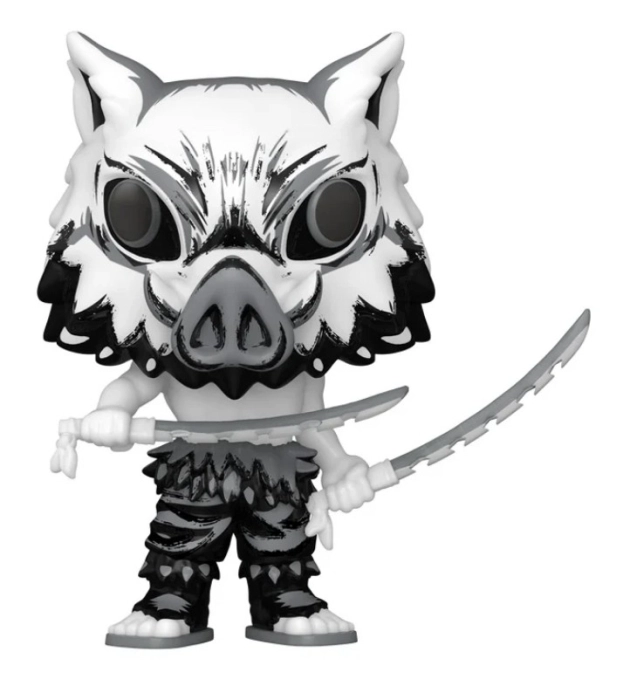 demon slayer - inosuke (black and white) 9cm - funko pop! 2193