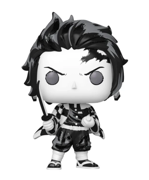 demon slayer - tanjiro (black and white) 9cm - funko pop! 2190