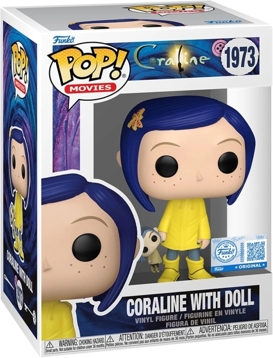 coraline - coraline with doll 9cm - funko pop! 1973