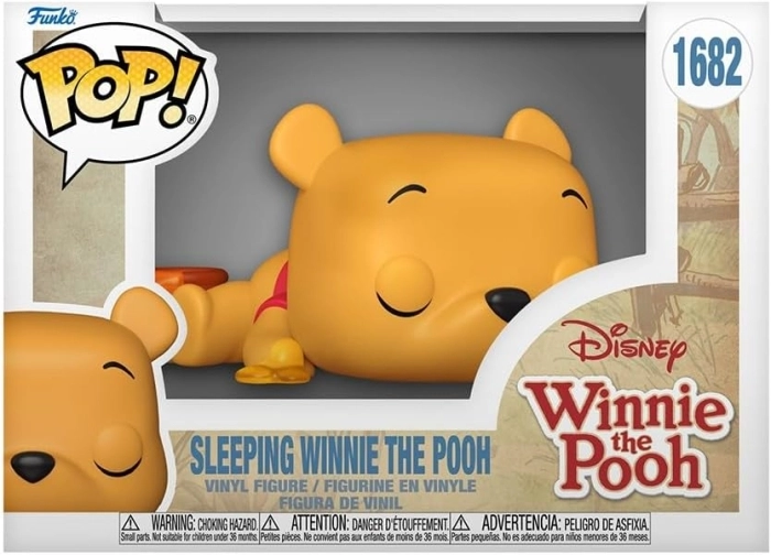 disney winnie the pooh - sleeping winnie the pooh 9cm - funko pop! 1682