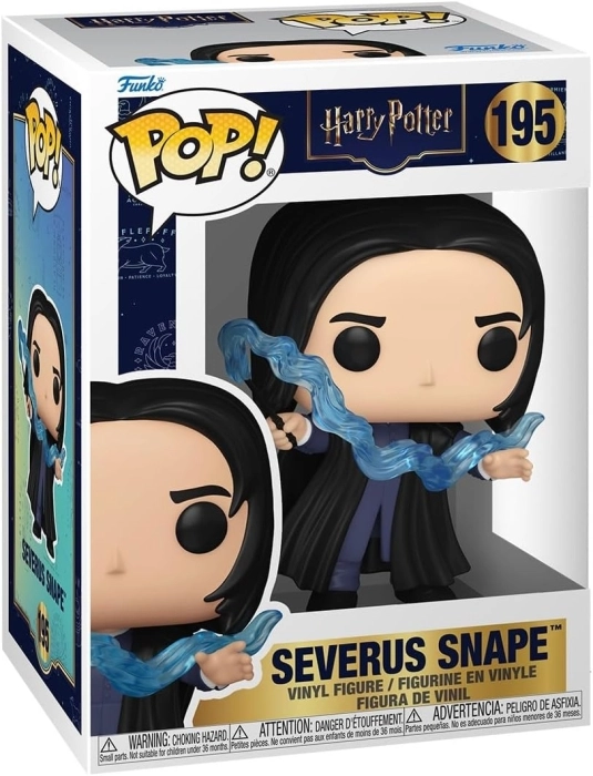 harry potter - severus snape con patronus 9cm - funko pop! 195