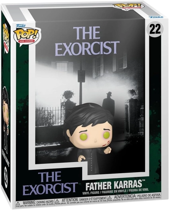 the exorcist- damien karras 9cm - funko pop! vhs cover 22