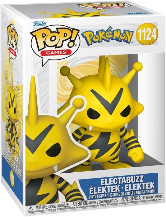 pokemon - electabuzz 9 cm- funko pop 1124