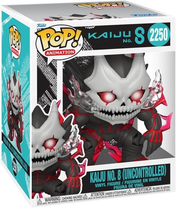 super: kaiju no. 8 - uncontrolled 9 cm - funko pop 2250