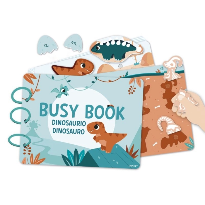 busy book dino