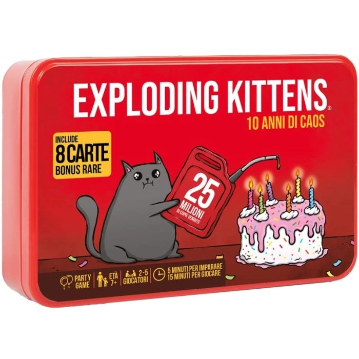 exploding kittens - 10 anni di caos