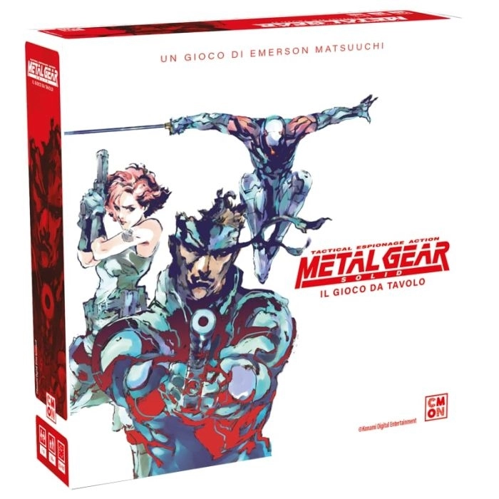 metal gear solid - il gioco da tavolo