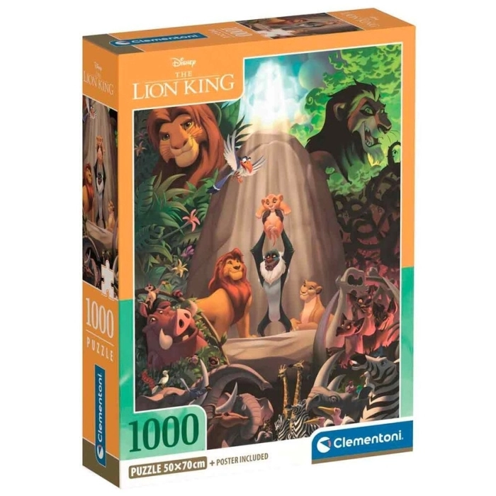 the lion king - il re leone - puzzle 1000 pezzi