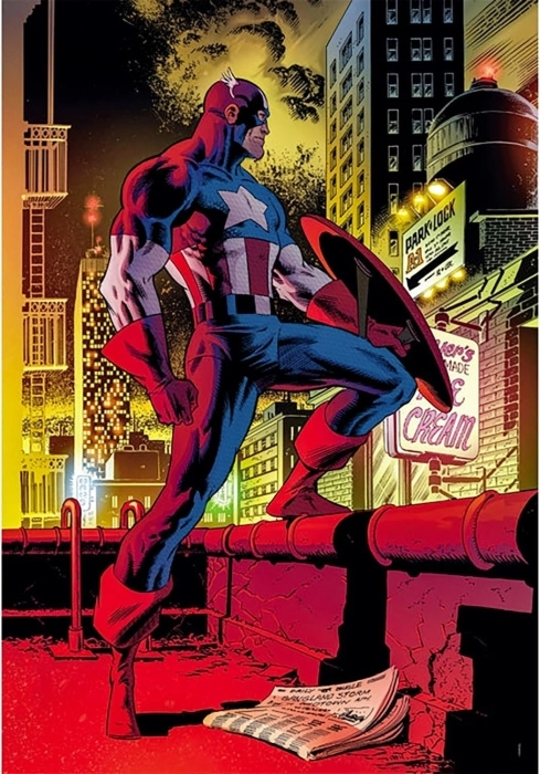 captain america - puzzle 1000 pezzi