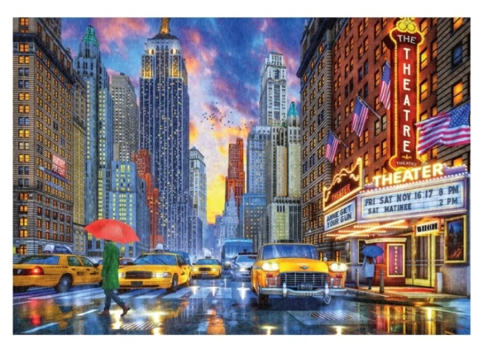 rainy manhattan - puzzle 2000 pezzi