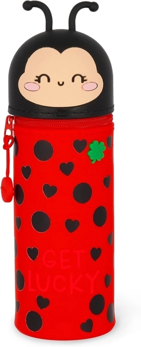 astuccio 2 in 1 in silicone - ladybug