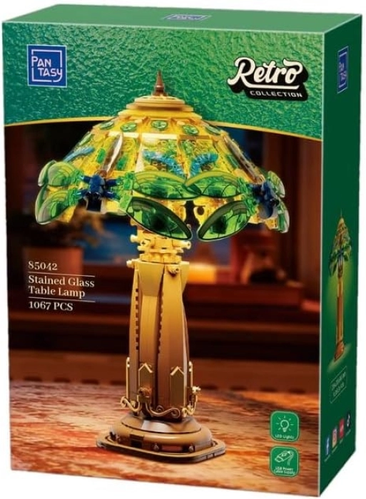 lampada da tavolo in vetro tiffany