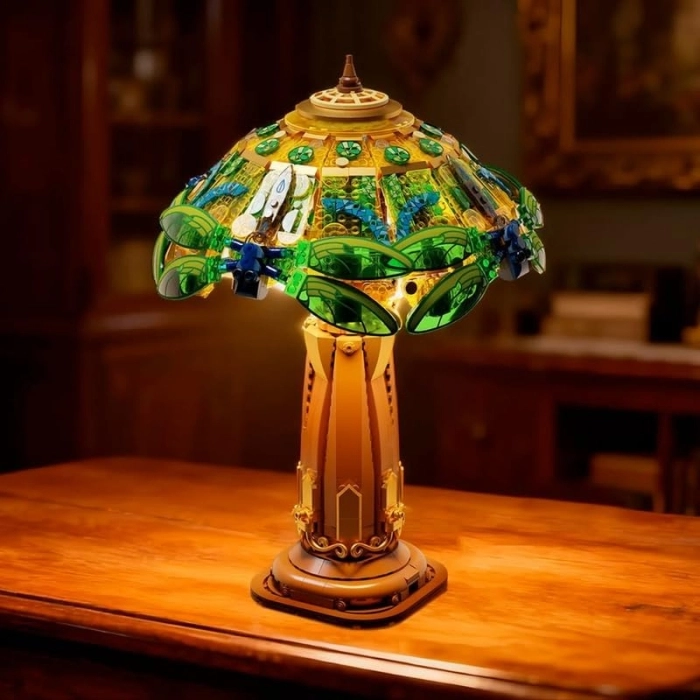 lampada da tavolo in vetro tiffany
