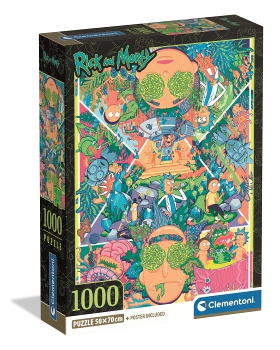 rick and morty 2 - puzzle 1000 pezzi