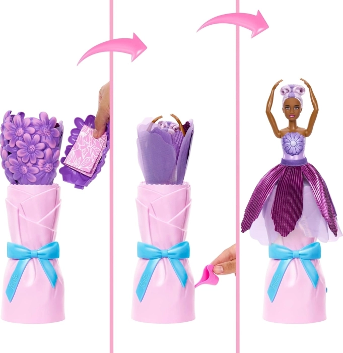 barbie petal pop flower reveal