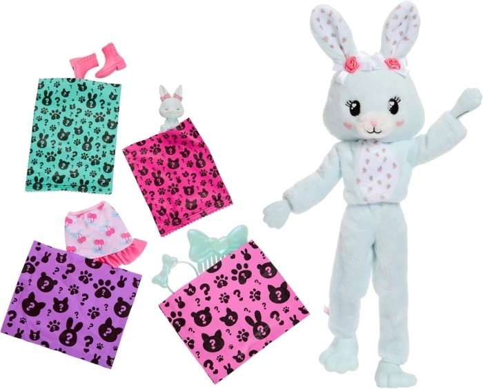 barbie - cutie reveal dolci fiocchi - assortite