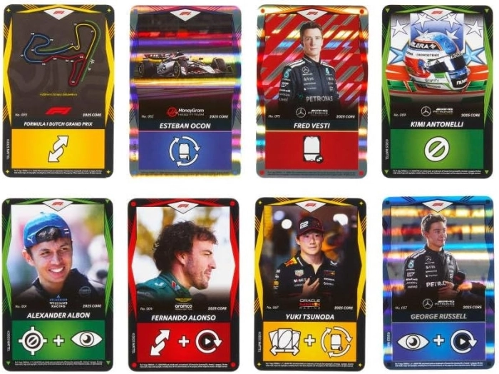 uno - elite formula 1 - 112 carte, 4 booster pack e 2 carte promo