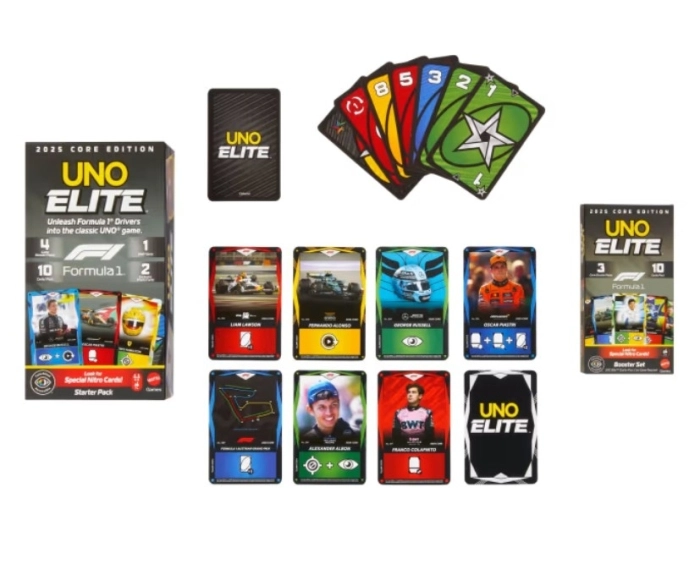 uno - elite formula 1 - 3 booster pack