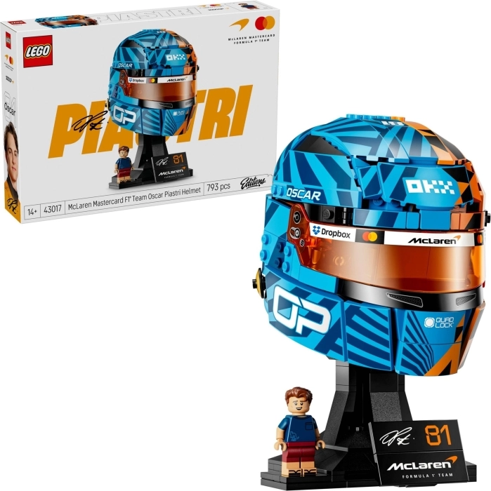43017 - casco oscar piastri scuderia mclaren mastercard