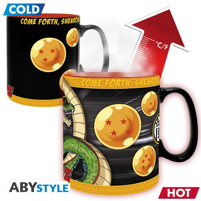 dragon ball - mug heat change - 460 ml - dbz/ shenron - with box