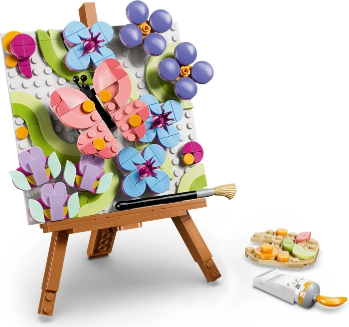 31390 - dipinto floreale decorativo