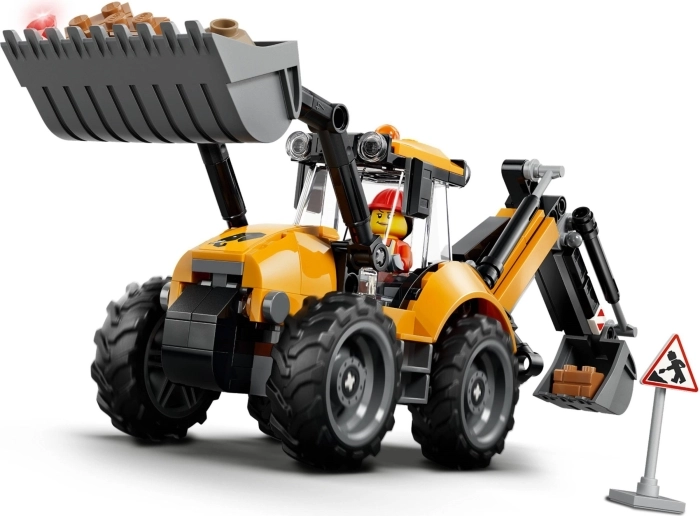 60480 - scavatrice da cantiere gialla