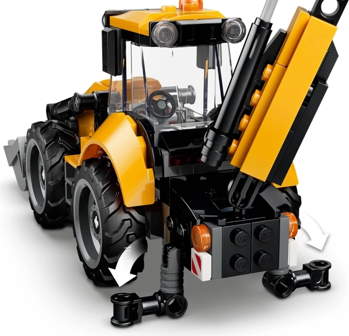 60480 - scavatrice da cantiere gialla