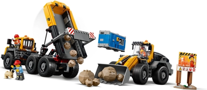 60494 - camion ribaltabile e pala meccanica