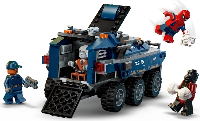 76349 - spider-man: inseguimento del trasportatore di detenuti