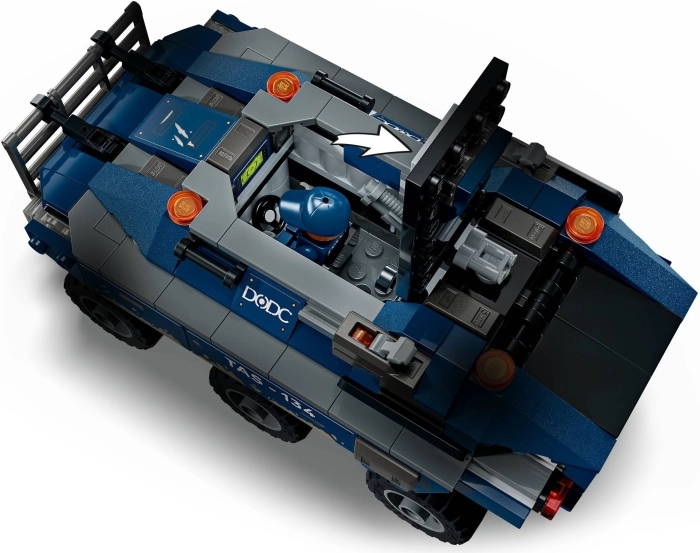 76349 - spider-man: inseguimento del trasportatore di detenuti