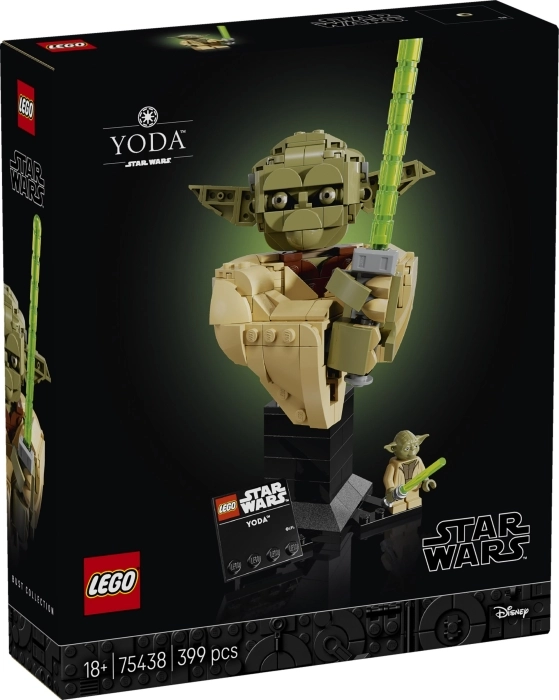 75438 - yoda busto con minifigure