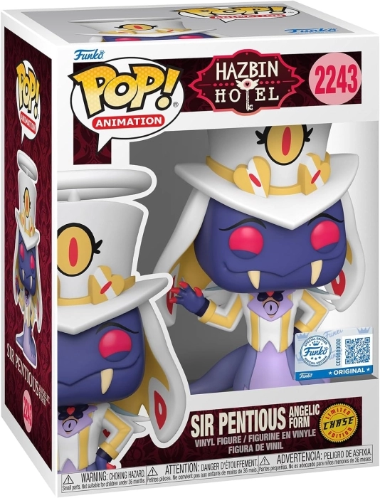 hazbin hotel: sir pentious 9 cm - funko pop! chase 2243