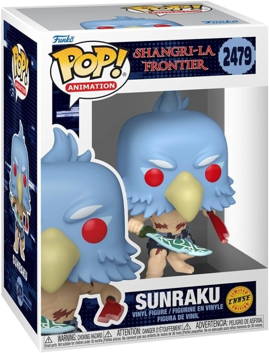 shangri-la frontier: sunraku 9 cm - funko pop! chase 2479