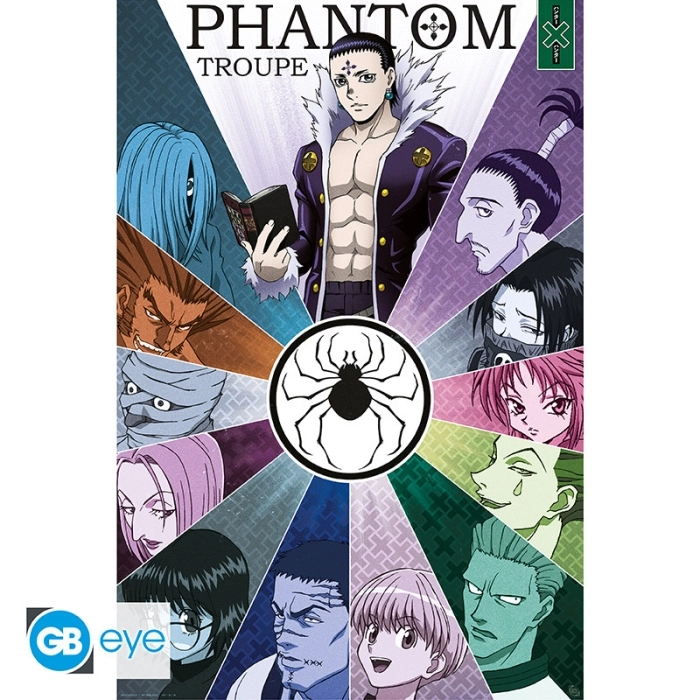 hunter x hunter - poster maxi 91,5x61cm - spider members