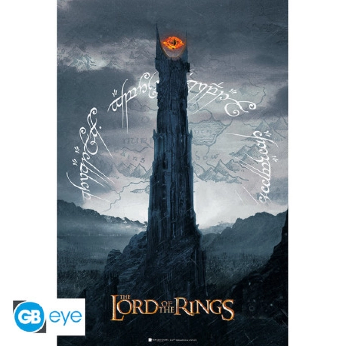 lord of the rings - poster maxi 91,5x61cm - sauron tower