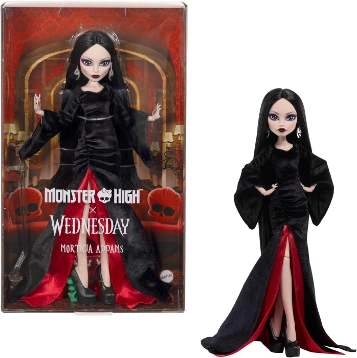 monster high - mercoledi - morticia addams