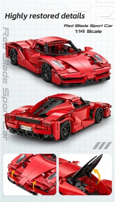 cada - rc red blade sports car - 405 pcs